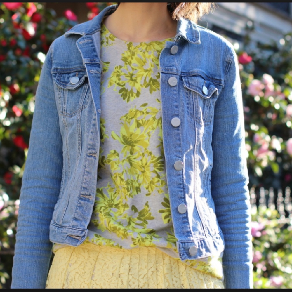Barely Worn J. Crew Floral Sweatshirt